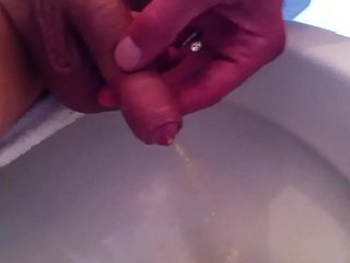 A Smooth Stream of Golden Water by my Boy&acute;s lovely deadfucked Cock