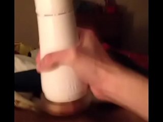 Dildo and Cum Play