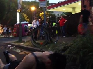Public piss during street festival Sequence 6