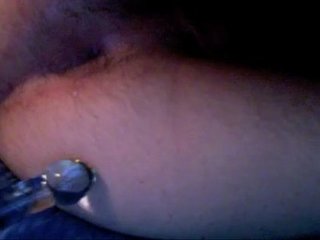 Solo anal masturbation... First ever gape...