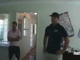 Sucking cock and getting butt-fucked